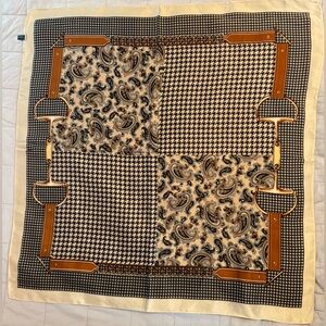 Paisley and Houndstooth Scarf